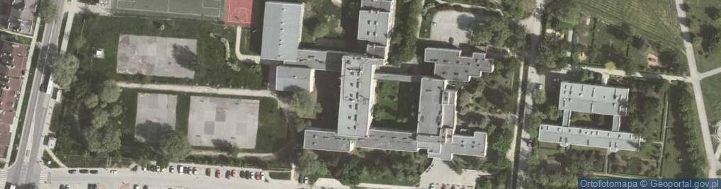 Zdjęcie satelitarne Pierwsze Niepubliczne Sino-Polskie Liceum Ogólnokształcące W Krakowie