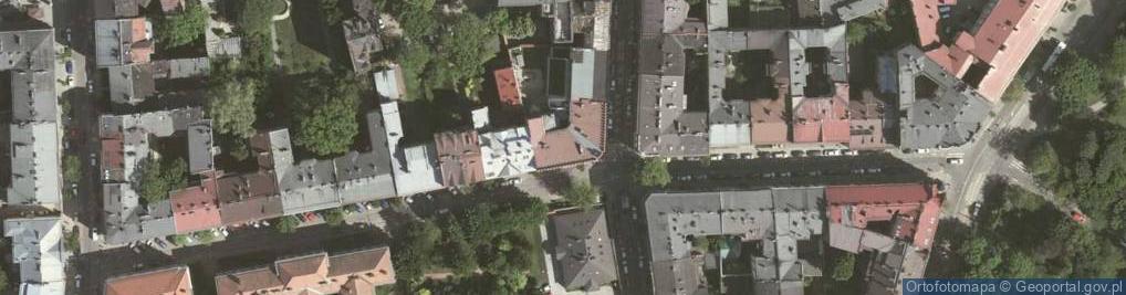 Zdjęcie satelitarne Profesja Niepubliczne Liceum Ogólnokształcące Dla Dorosłych W Krakowie