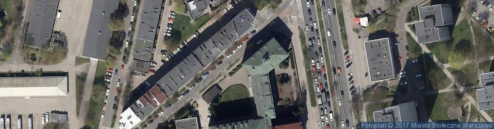 Zdjęcie satelitarne Prywatne Liceum Ogólnokształcące Sióstr Nazaretanek Z Oddziałami Międzynarodowymi