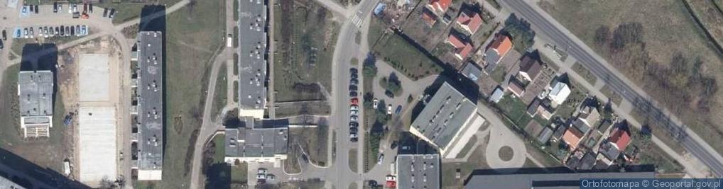 Zdjęcie satelitarne Prywatne Liceum Ogólnokształcące Zaoczne Dla Dorosłych W Szczecinku