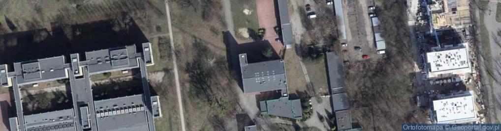 Zdjęcie satelitarne Publiczne Liceum Ogólnokształcące Uniwersytetu Łódzkiego Im. 'Sprawiedliwych Wśród Narodów Świata'