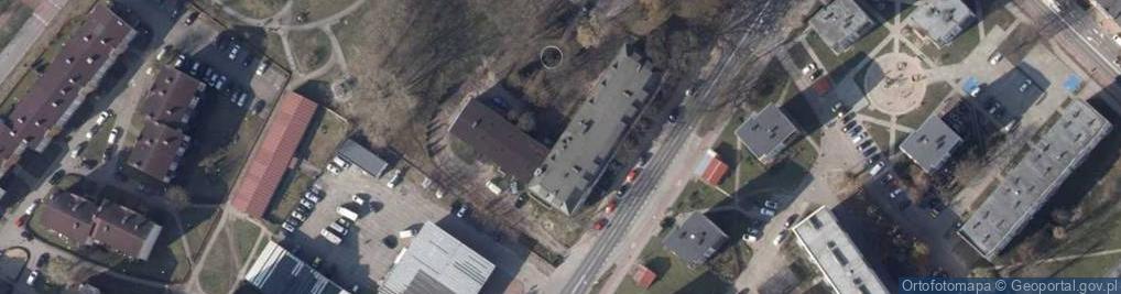 Zdjęcie satelitarne Społeczne Liceum Ogólnokształcące Społecznego Towarzystwa Szkoły Gimnazjalnej