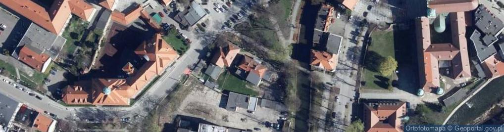 Zdjęcie satelitarne Społeczne Liceum Ogólnokształcące W Kłodzku