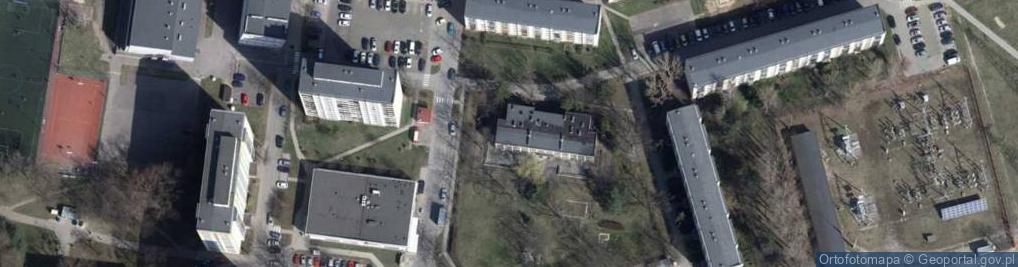 Zdjęcie satelitarne Społeczne Liceum Ogólnokształcące