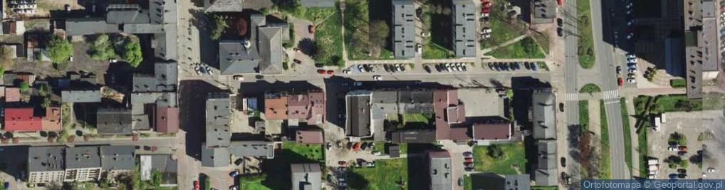 Zdjęcie satelitarne Trzyletnie Liceum Ogólnokształcące Dla Dorosłych 'żak' W Dąbrowie Górniczej