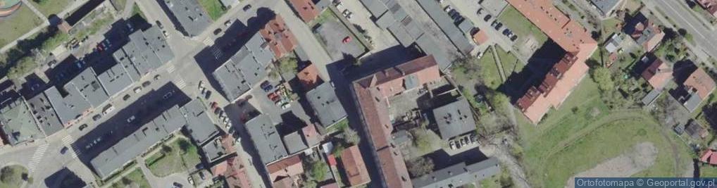 Zdjęcie satelitarne Uzupełniające Liceum Ogólnokształcące Dla Młodzieży W Żaganiu