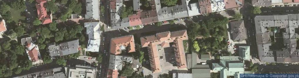 Zdjęcie satelitarne V Liceum Ogólnokształcące Im. Augusta Witkowskiego W Krakowie
