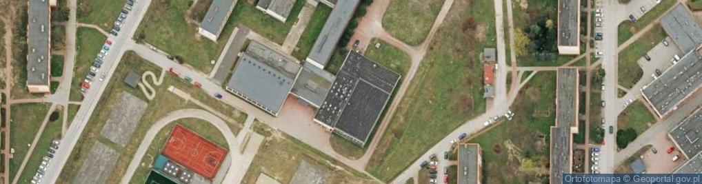 Zdjęcie satelitarne V Liceum Ogólnokształcące Im. Ks. Piotra Ściegiennego W Kielcach
