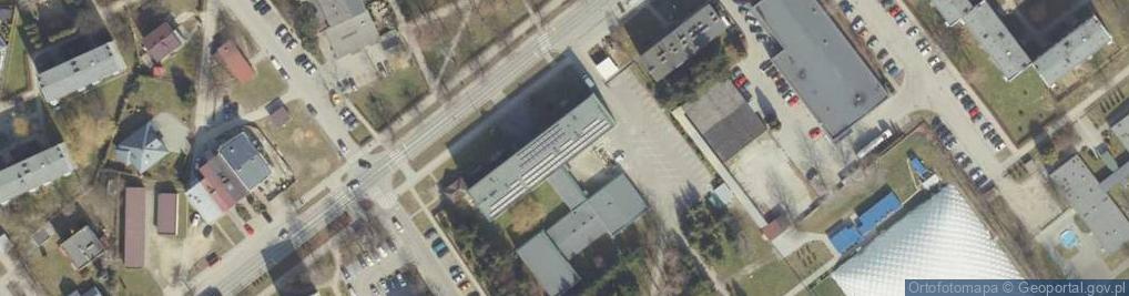 Zdjęcie satelitarne VI Liceum Ogólnokształcące