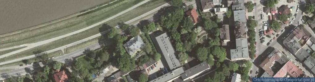 Zdjęcie satelitarne Xi Liceum Ogólnokształcące Specjalne Dla Dorosłych W Krakowie