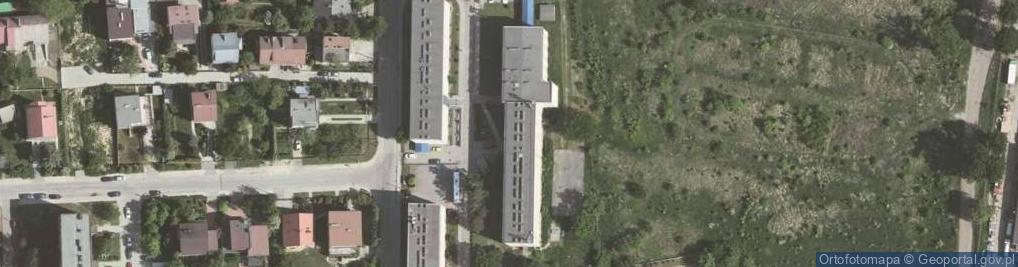 Zdjęcie satelitarne Xii Liceum Ogólnokształcące Specjalne Dla Dorosłych W Krakowie