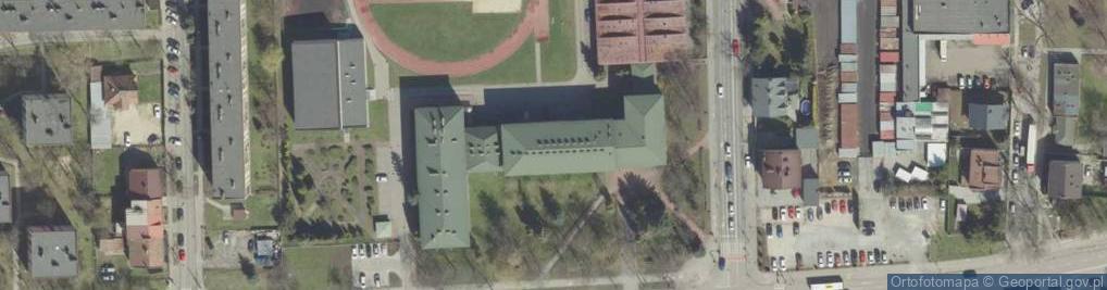Zdjęcie satelitarne Xii Liceum Ogólnokształcące W Tarnowie