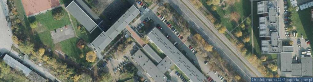 Zdjęcie satelitarne Xii Liceum Ogólnokształcące