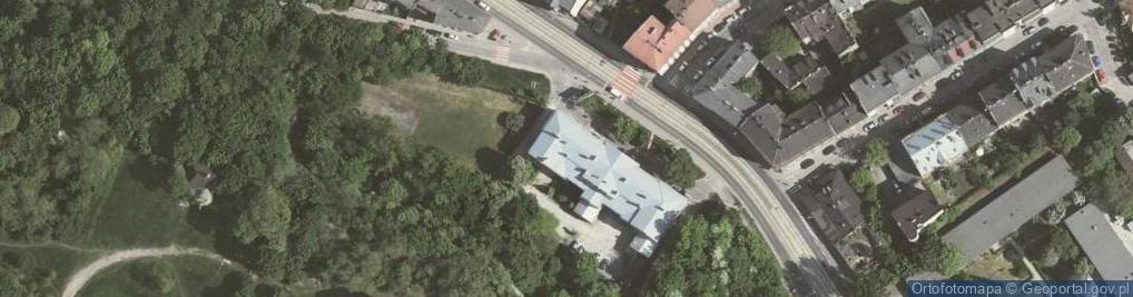 Zdjęcie satelitarne Xliii Liceum Ogólnokształcące Im. Zofii Chrzanowskiej W Krakowie