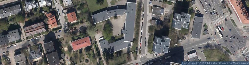Zdjęcie satelitarne Xliv Liceum Ogólnokształcące Im. Stefana Banacha