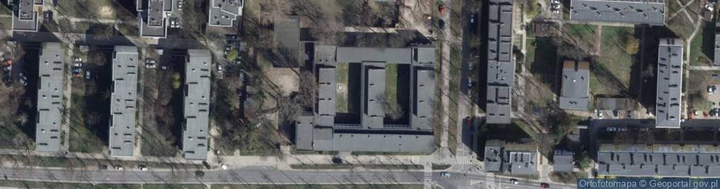 Zdjęcie satelitarne Xx Liceum Ogólnokształcące Im. Juliusza Słowackiego