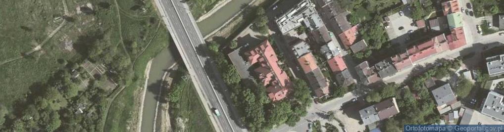 Zdjęcie satelitarne Xxviii Liceum Ogólnokształcące Im. Wojciecha Bednarskiego W Krakowie