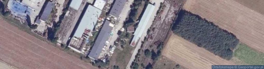 Zdjęcie satelitarne Fortyfikacja Linia Mołotowa
