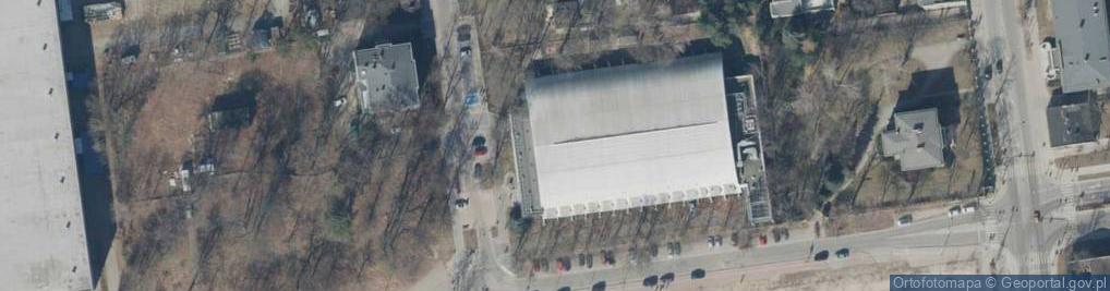 Zdjęcie satelitarne Bombonierka, MOSiR Łódź