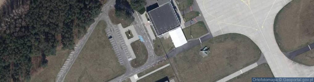 Zdjęcie satelitarne Port lotniczy Zielona Góra-Babimost - IEG, EPZG