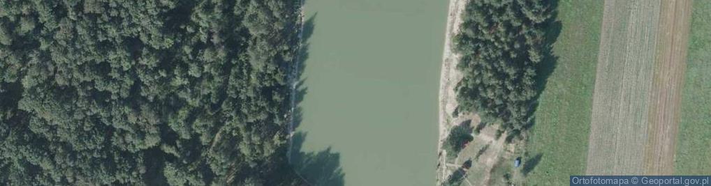 Zdjęcie satelitarne "Łowisko pod Sosnami w Drozdówce"