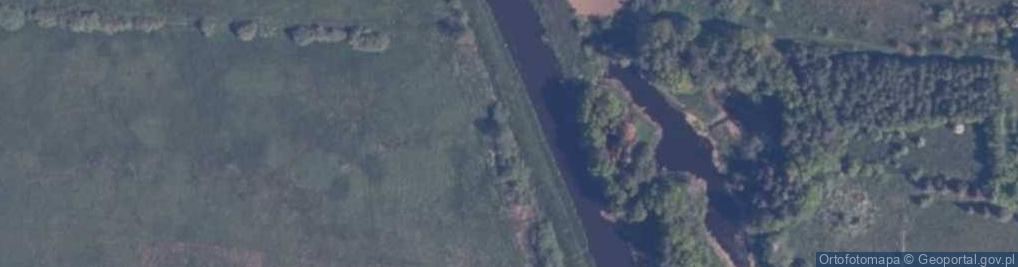Zdjęcie satelitarne Rzeka Grabowa - PZW Koszalin