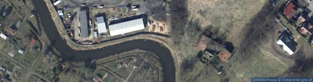 Zdjęcie satelitarne Rzeka INA - PZW