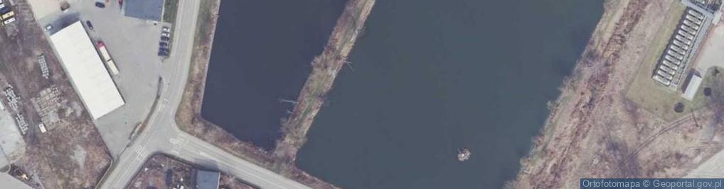 Zdjęcie satelitarne Staw Huta - PZW