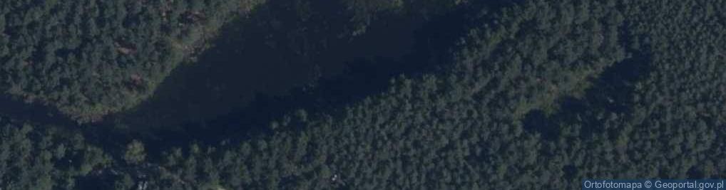 Zdjęcie satelitarne staw Zapadliska
