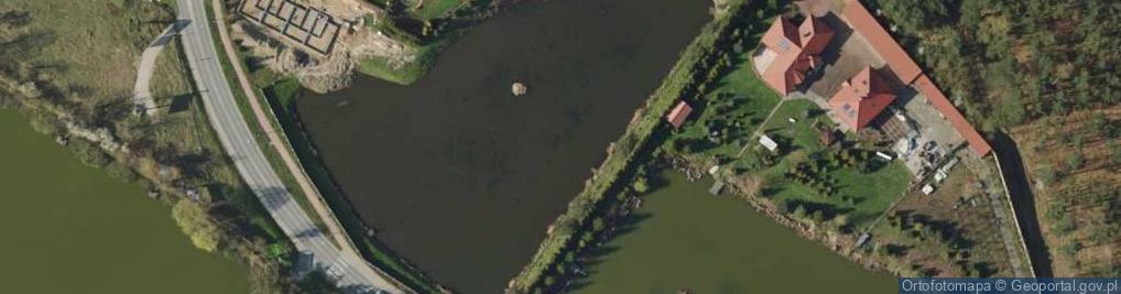 Zdjęcie satelitarne Straszyn - Łowisko komercyjne