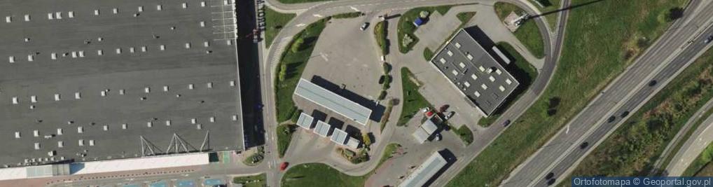 Zdjęcie satelitarne Auchan