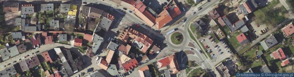 Zdjęcie satelitarne Dr Materac Żory