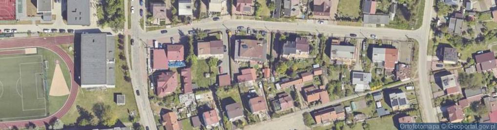 Zdjęcie satelitarne Netia Pisz światłowód TV-zamów usługi