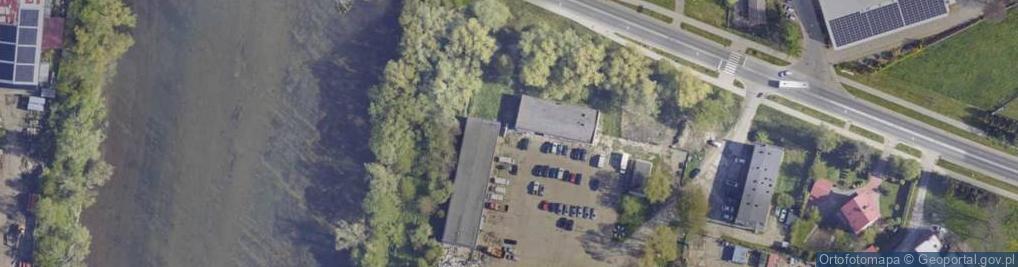 Zdjęcie satelitarne Netia Sanok światłowód TV