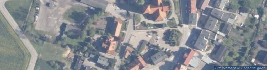 Zdjęcie satelitarne Netia Skórcz światłowód TV