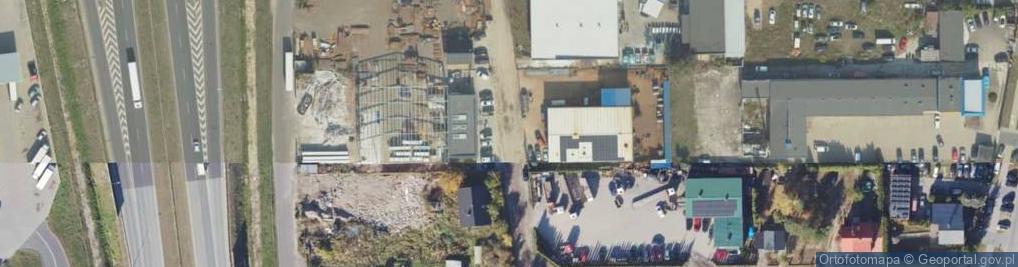 Zdjęcie satelitarne Światłowód TV Netia lisi Ogon