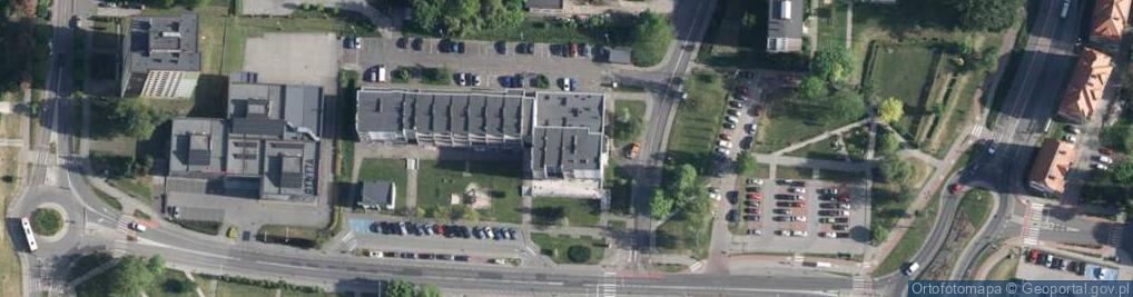 Zdjęcie satelitarne Bank