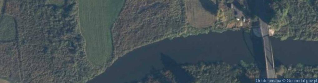 Zdjęcie satelitarne pomost- rz. Noteć