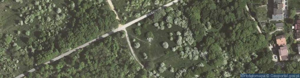 Zdjęcie satelitarne Lista Schindlera - Hujowa Górka
