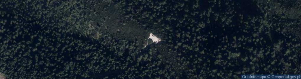 Zdjęcie satelitarne Ławki