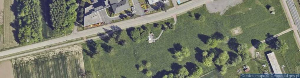 Zdjęcie satelitarne Miejsce Obsługi Rowerzystów Oświęcim