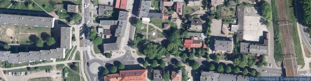 Zdjęcie satelitarne Miejsce odpoczynku, Grunwaldzka