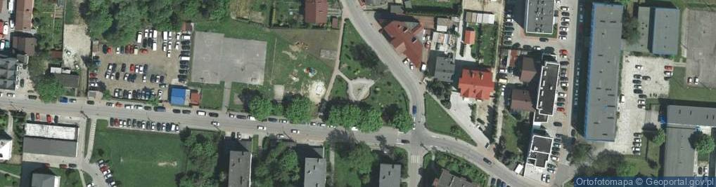 Zdjęcie satelitarne Skwer im. Lecha Kaczyńskiego