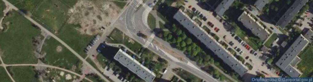 Zdjęcie satelitarne Al. ZHP / Al.Jana Pawła II