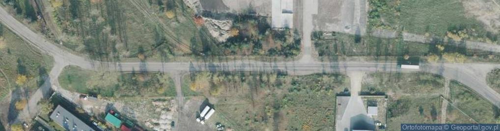 Zdjęcie satelitarne Miejsce zalewane po ulewie