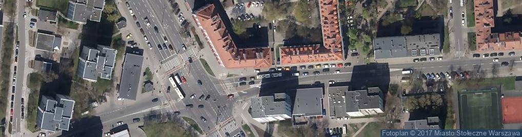Zdjęcie satelitarne Bar Mleczny Wilanowski Regina Obrębska