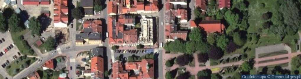 Zdjęcie satelitarne Przecinek