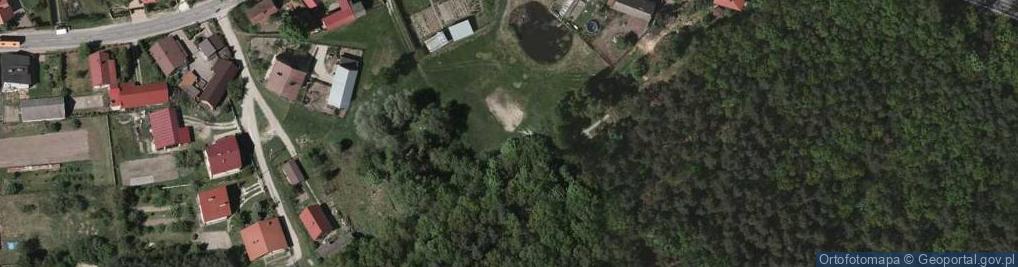 Zdjęcie satelitarne Cmentarz wojenny Glijonki