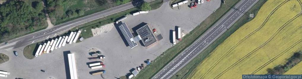 Zdjęcie satelitarne MOL - Stacja paliw