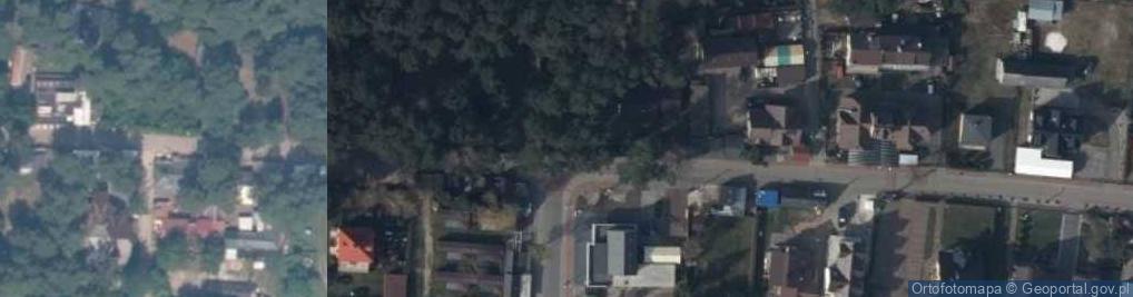 Zdjęcie satelitarne Dębki Skrzyżowanie